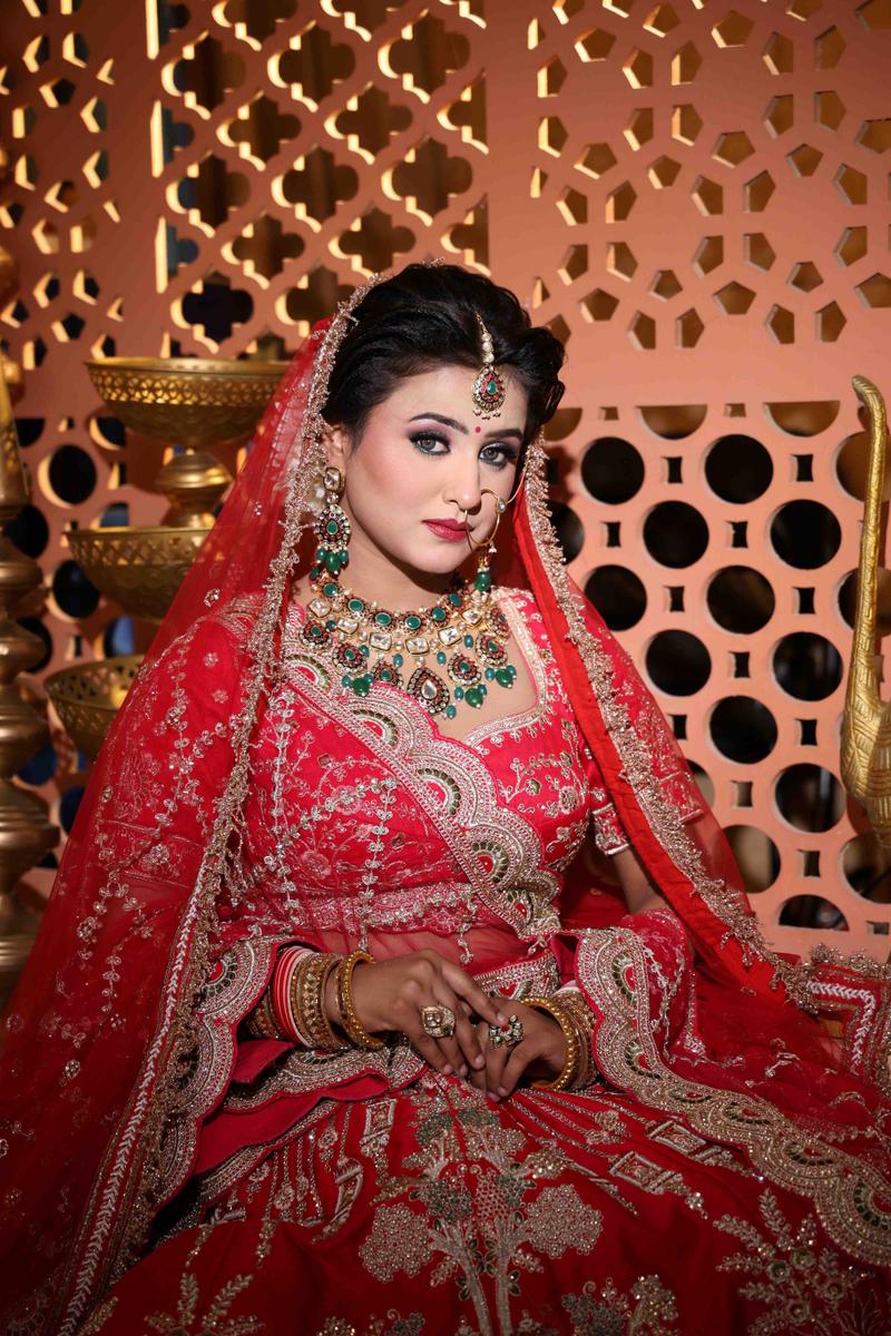 Full bridal transformation at Neha Beauty Clinic